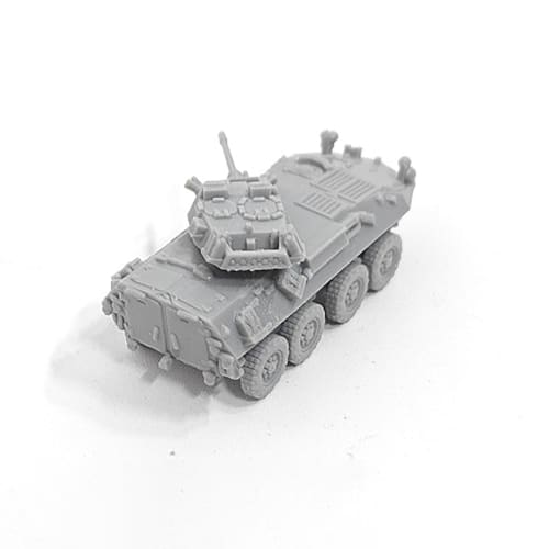 5-Piece 1/144 DIY LAV-25 Light Armored Vehicle Resin Scale Model Kit for Modern Military Dioramas and Collectibles
