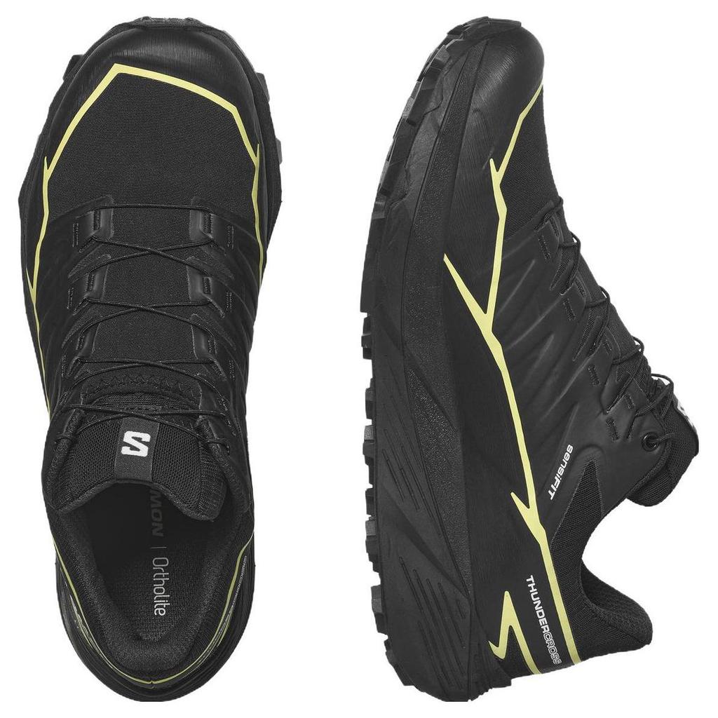 Salomon Thundercross Gtx Sports Non-Slip Durable Low-Top Running Shoes Women sneaker Black 473836