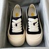 Frühling und Sommer neue hässliche süße große Kopf Brot Schuhe zwei Tragevarianten Canvas Schuhe dicke Sohle
