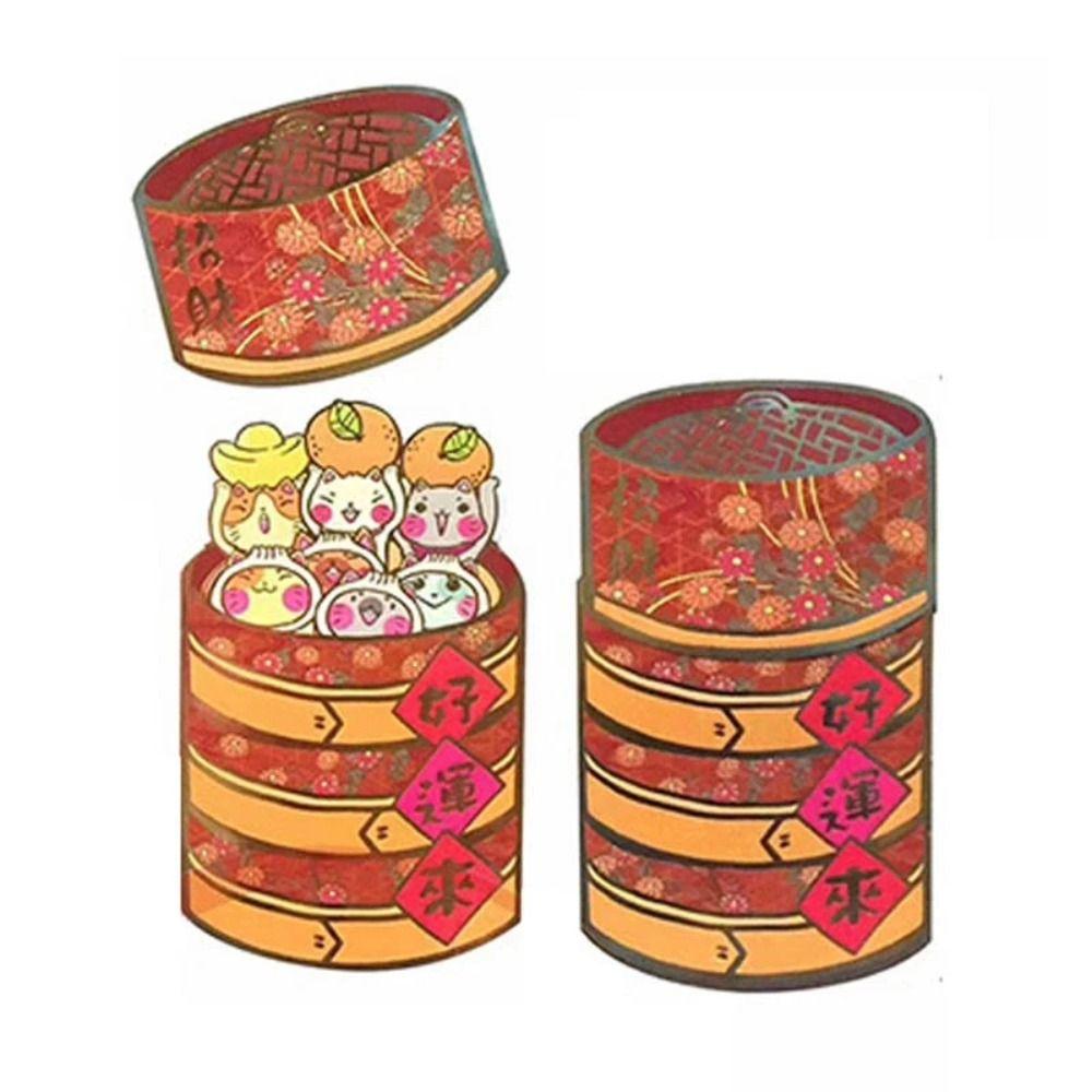 Supplies Baby's Birthday For New Year's Day Good Luck Lucky Red Pocket Red Envelope Purse Gift Bag