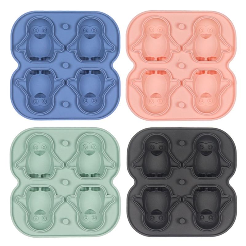 Diy Animal Handwork DIY Ice Creams Molds Silicones Popsicles Cheese Stick Molds with Lid Cake Stick Molds 4-link