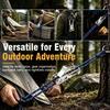 2Pcs/Set Heavy-duty Rope with Roller Tensioner Labor-saving Retractable Tie Down Rope  Tent Setup