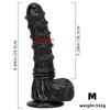 Black Horse Dildo Plug Dilator Masturbator Adult Sex Toy Realistic Penis Fisting Strap On Cock Big Dick PVC BDSM Pegging