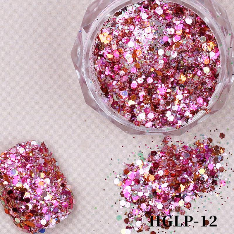 

Украшения для ногтей Блестящие Большие блестки Ногти Красочные голографические аксессуары для ногтей Гель-лак Декор Маникюр