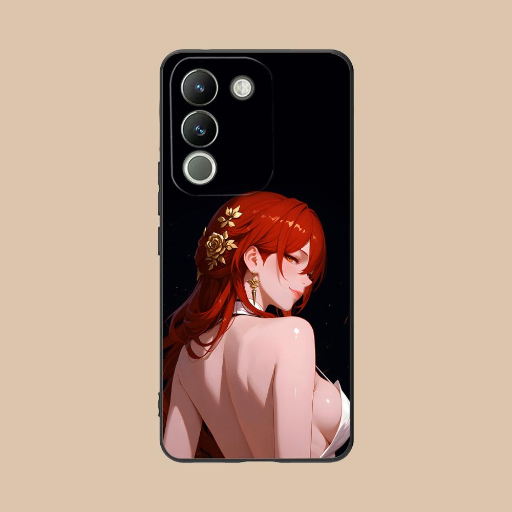HSR Himeko Matte TPU Mobile Phone Case for VIVO V60 V50 V40 V30 V29 V27 V25 V23 Pro Lite 5G Colorful Printing Cover