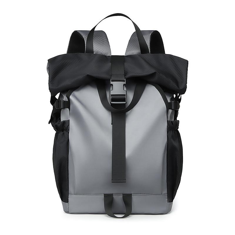 

Oxford Cloth Casual Backpack With Airflow Ventilation For Students And Travel світло-сірий колір