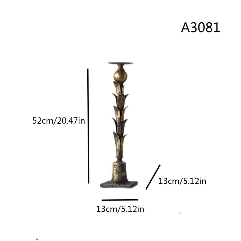 Retro Creative Candle Holders Living Room Desktop Candlestick Luxury Bedroom Decoration Ornament Home Decoration Accessories