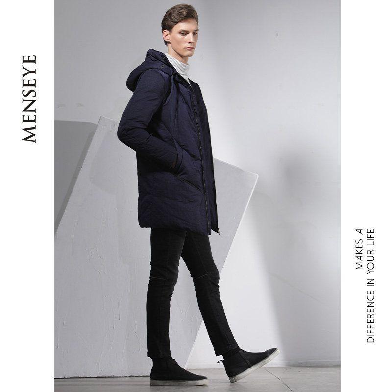 Menseye Menseye Fashion Hooded Minimalist down Jacket