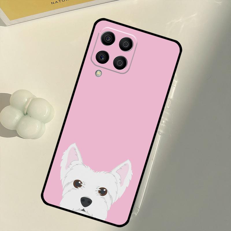 

Cartoon Westie Dog For Samsung Galaxy M31 M16 M11 M21 M13 M33 M35 M53 M55 M15 M14 M34 M54 M12 M32 M52 M06 Case Samsung M12
