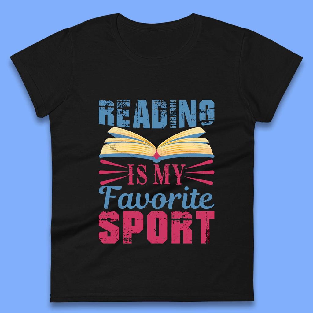 Reading Is My Favorite Sport Womens T-Shirt Mens Tops Tees Unisex