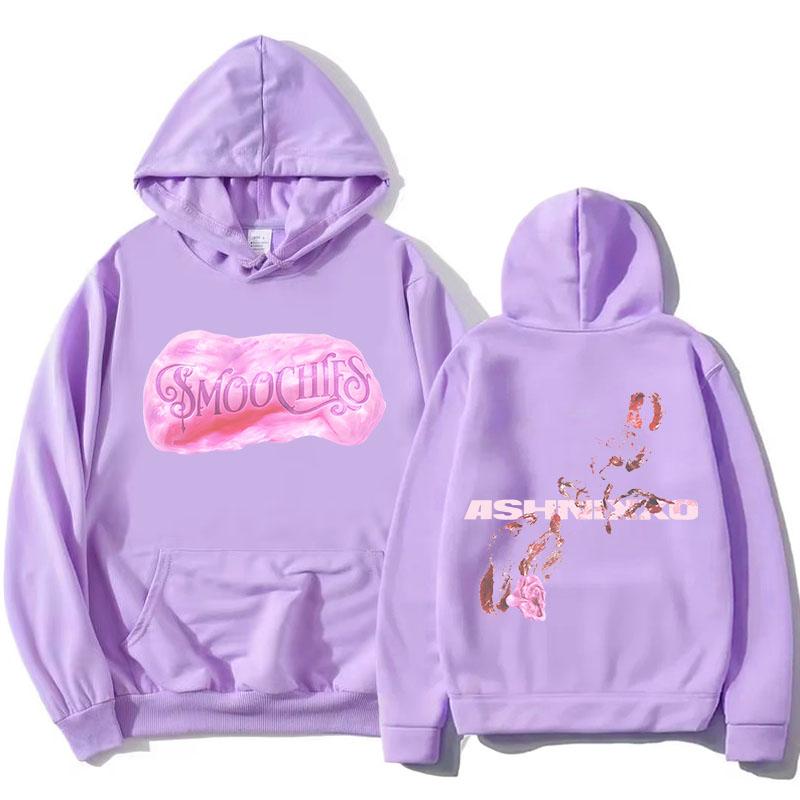 

BUCKTOOTH SMOOCHIES HOODIE Ashnikko Graphic Printing Sweatshirts Fashion Long Sleeve Hooded Pullovers Streetwear Women Clothing XXXL