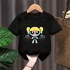 Girls Super Powerful Blouse Training Streetwear Tshirt Kids Shirt Academy Fitness Tshirt