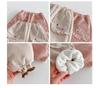 Girls' Fleece-Lined Korean Style Embroidered Joggers – Winter 2025 Children's Thick Sweatpants