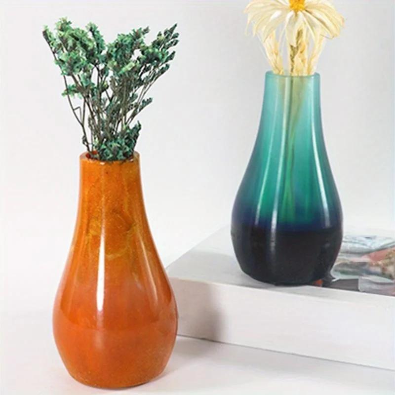 Diy Drip Mold Jade Net Vase Silicone Mold Home Accessories Ornament DIY Mold Vase Silicone Mold Jewelry Home Furnishing