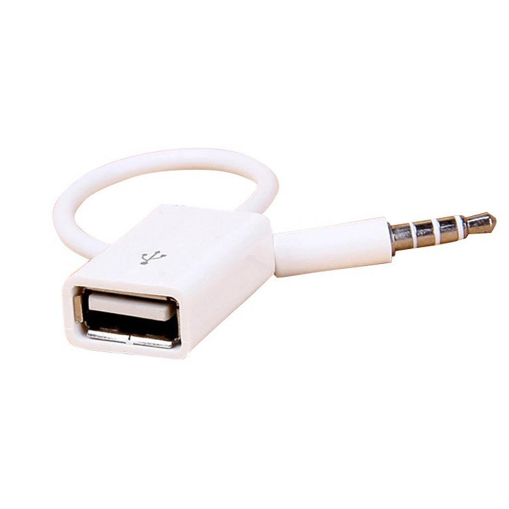1 PC 2 Styles Charger Sync Data Transfer Cables for Car AUX Audio Plug Adapters