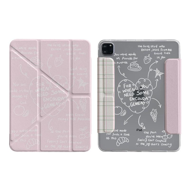Magnetic Detachable IPad Case With Star Black Background Y-Shaped Stand Pen Slot Air Mini Pro 11