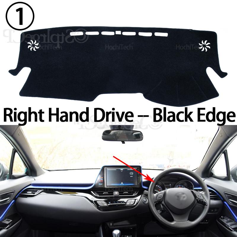 For Toyota C-HR 2017 2018 2020 CHR C HR Dashboard Cover Board Anti-Slip Mat Protect Pad Car Accessories Sunshade Carpet Rug