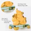 BRASSTAR Golden Resin Feng Shui Statue Mouse/Rat Home Office Table Top Decor Chinese Zodiac Figurine Gift Collection PTZY100