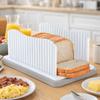 Adjustable Width Manual Bread Slicer with Bread Crumb Tray Bread Slicing Plate  Kitchen