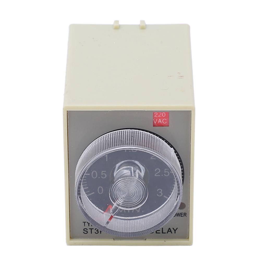 BERM Power Off Delay Relay Knob Control Timing Timer High Accuracy AC200?220V ST3PF