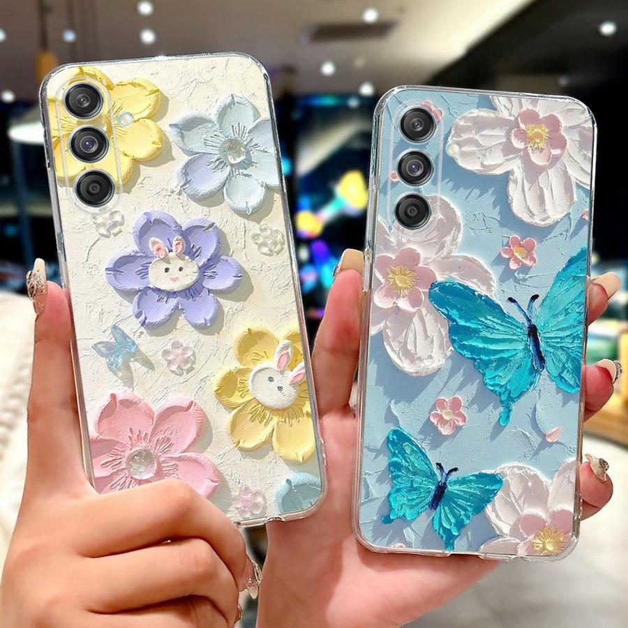 Case for Samsung Galaxy M34 M54 M55 5G New Design TPU Silicone Soft Cover for Samsung M546B  M556B M346B Coque Protective Capa