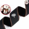 Guitar Strap 7Pcs/Set Black PU Leather + Cotton for Ukulele Bass Musical Instrument Accessories