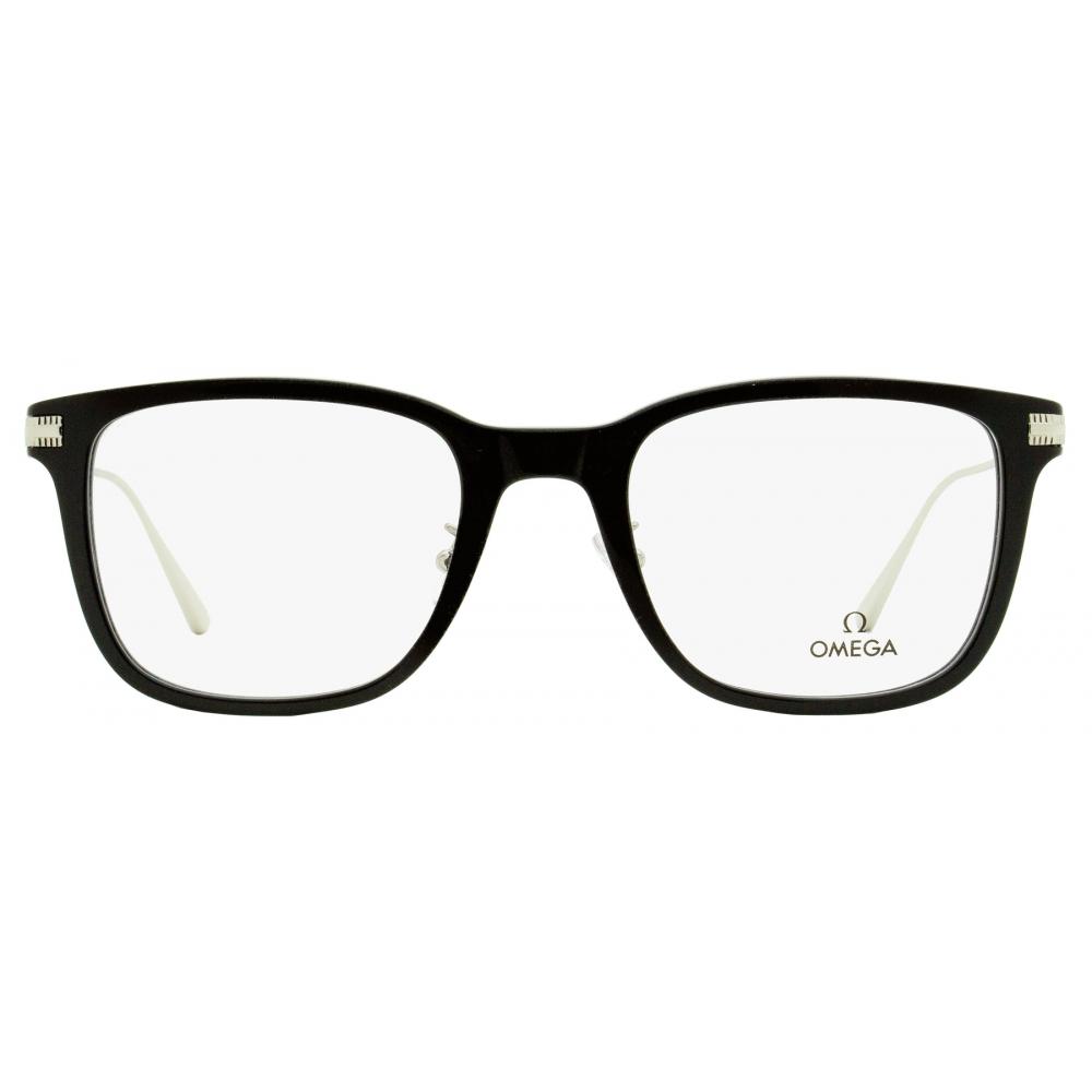 Omega Men S Square eyeglaSSeS Om5005h 01a Black Palladium 54mm 01a