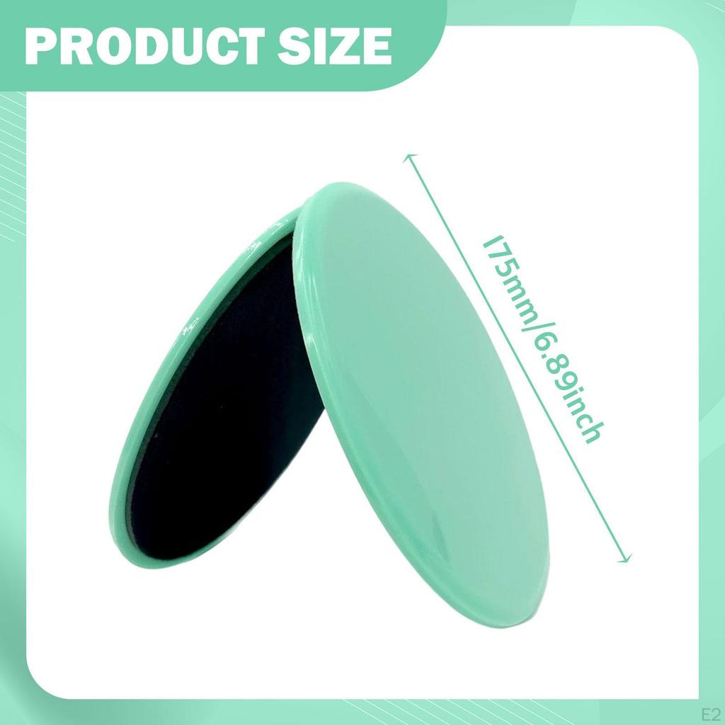 2x Exercise Sliders Gliding Discs Compact, Lightweight, Fitness Core for