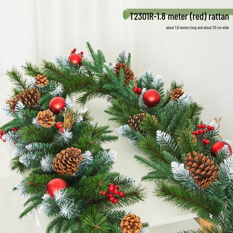 Christmas Snowflake Garland for Hotels, Malls, Windows, Doors & Stair Handrails