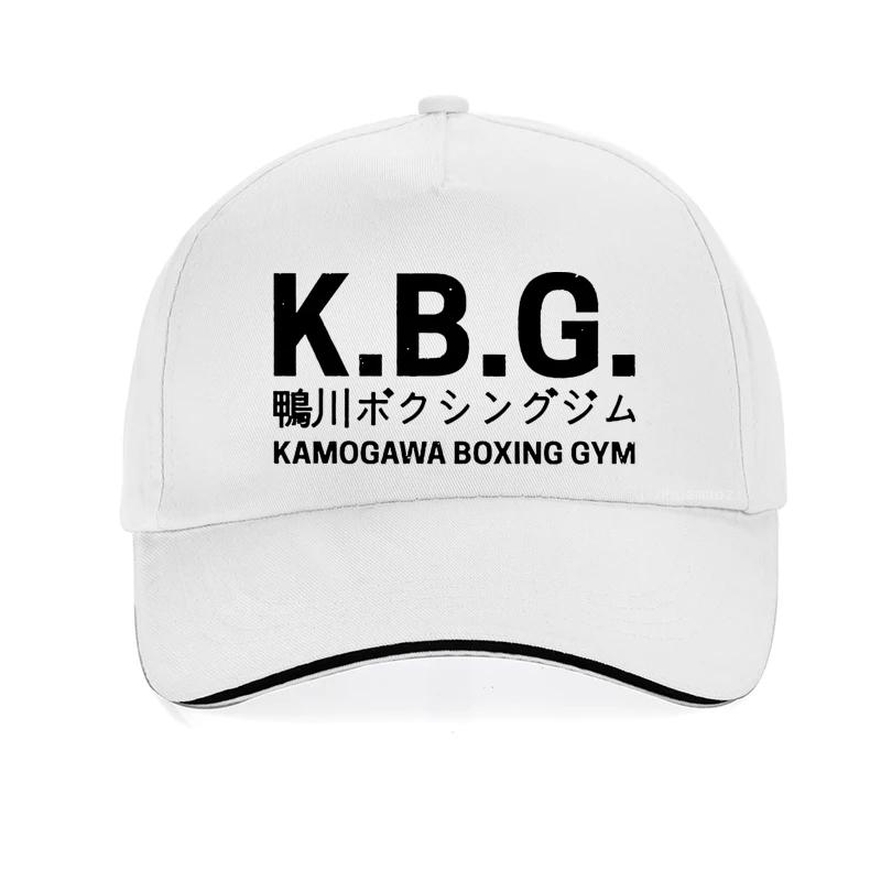 KBG Hajime no Ippo Vintage Baseballová čepice Bavlna Unisex Letní Trucker čepice Anime Kamogawa Boxing Gym čepice Makunouchi Takamura