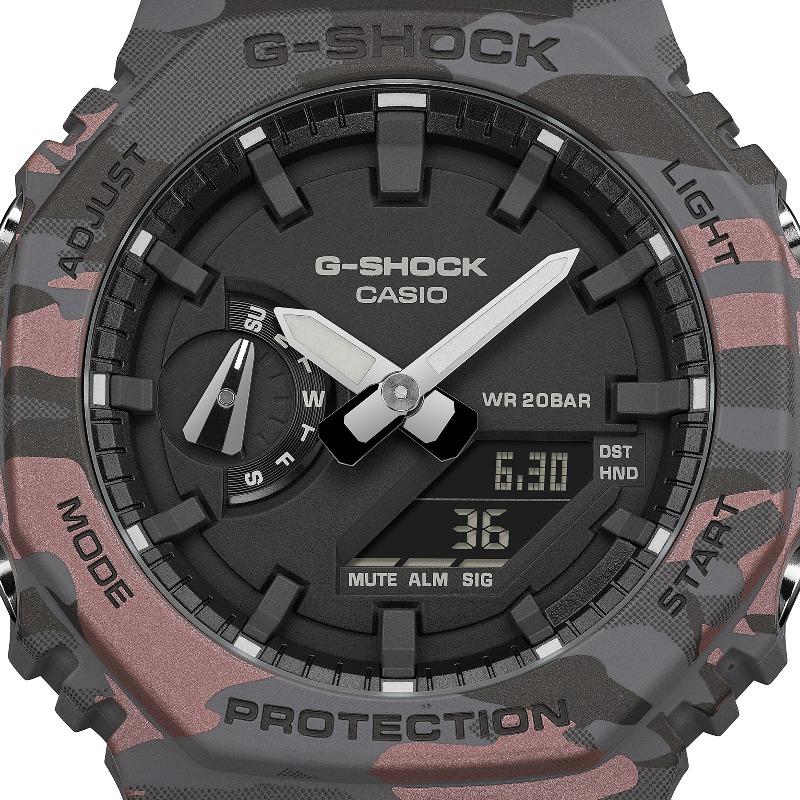 Casio G-SHOCK Men's Resin 200M Water Resistant Analog Shock Resistant Quartz Watch GA-2100CM-8A