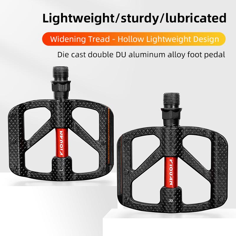 Bike Pedals Aluminum Alloy Anti-slip Bicycle Pedals One-piece MTB Road Mountain Cycling Pedal