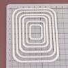 Genähte Rechteck Rahmen Schneiden Stirbt DIY Sammelalbum Papier Karten Schablone Form