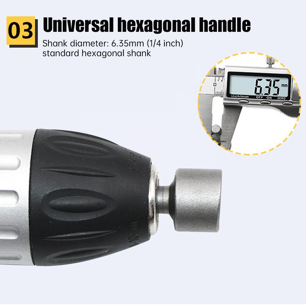 9/14 BUC 5-12mm Hexagonal Metric Inch Non-Magnetic Soclu pentru Șurub Cheie Soclu Puternică Coadă 1/4" Instrument Piuliță Accesorii Auto Bricolaj Acasă