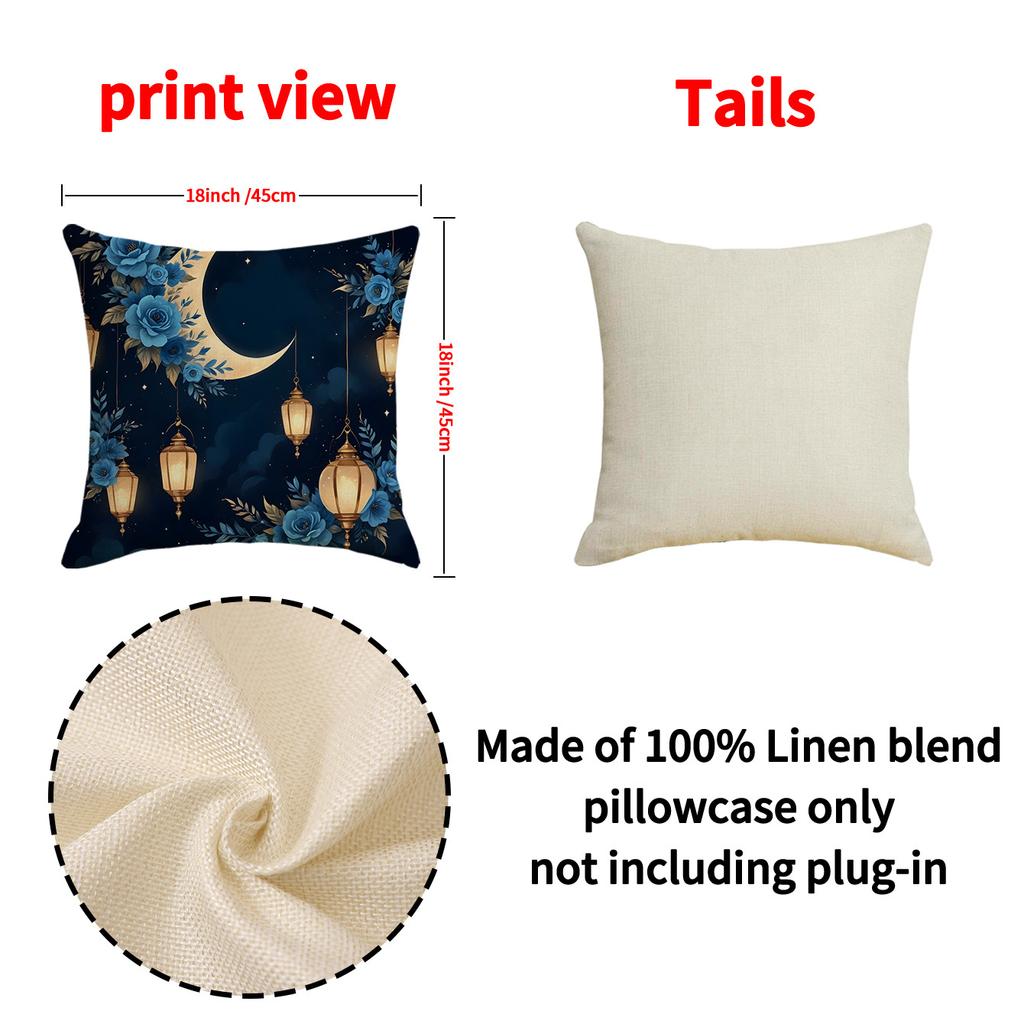 New European Classical Sofa Pillow Cover Oil Lamp Print Holiday Decorative Cushion Living Room Seat Cushion Cover