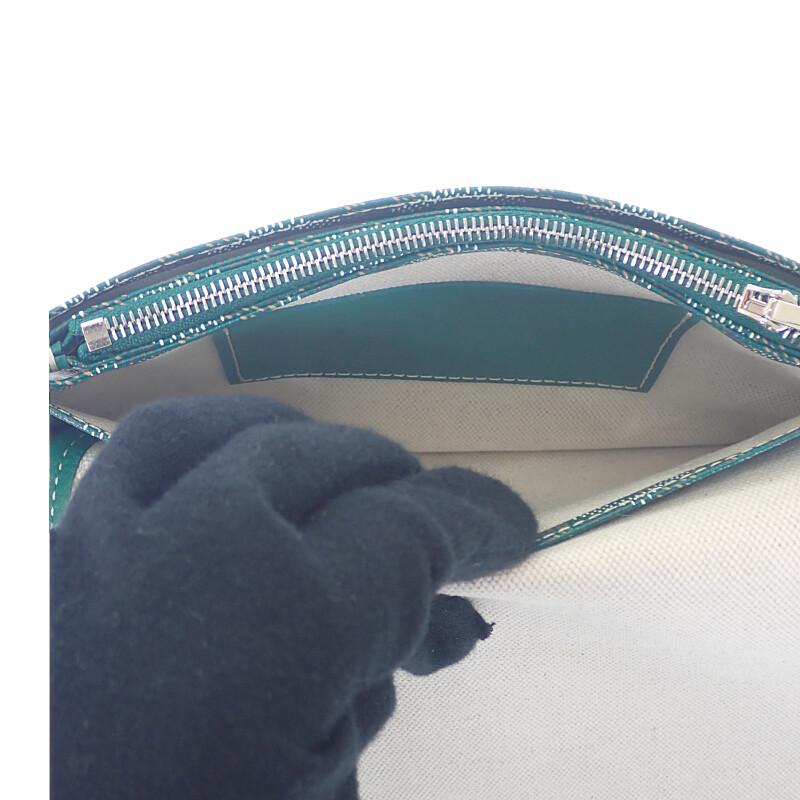 Goyard Borsa a spalla verde/Pelle di vitello Donna