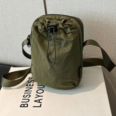 Neue Herbst Kordelzug Handy Tasche Einfach und Modisch Pendler Outdoor Freizeit Umhängetasche Damen