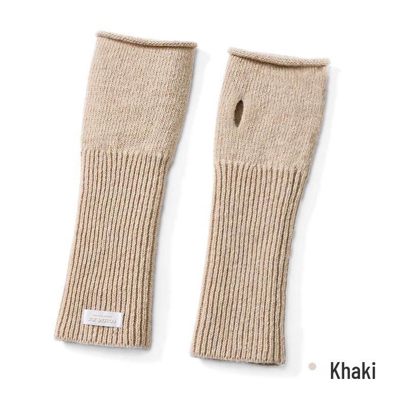 DZ149 Winter Knit Wool Gloves: Windproof Flip-Finger Touchscreen Gloves for Outdoor Cycling and Sports.