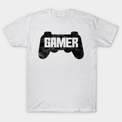 T Shirt Women Gamer Joypad Harajuku Print Kawaii Tshirt Summer Short Sleeve Female T-Shirt Top Tee
