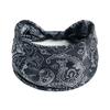 Bohemian Retro Print Yoga Headband: Wide African-Inspired Headscarf for Women
