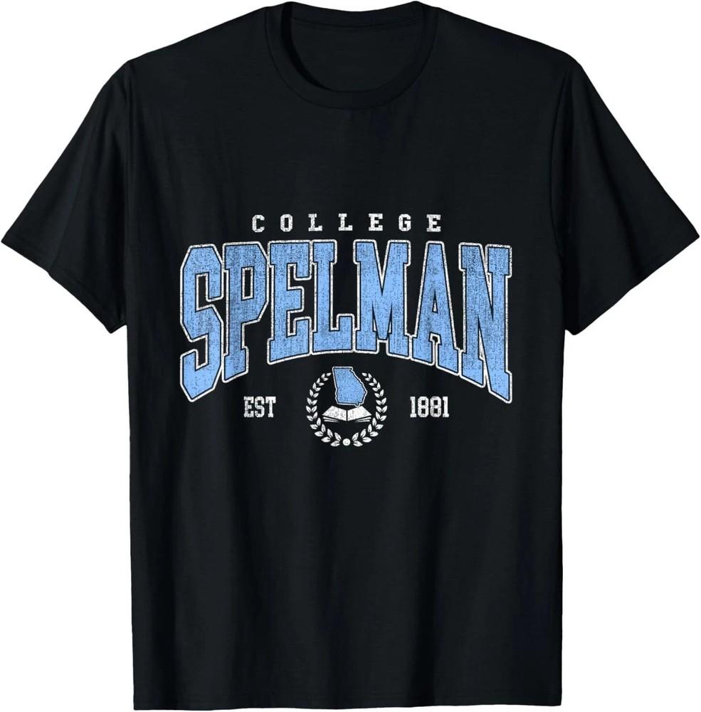 Spelman Arch Vintage Athletic Shirt – Retro Sports College Graphic Tee Unisex T-Shirt S