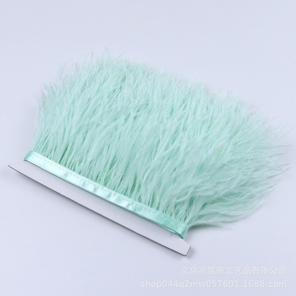 8-10Cm Ostrich Hair Cloth Edge Various Colors Optional Feather Lace Clothing Earrings Diy Decoration