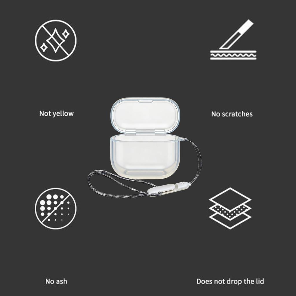 Lightweight AntiSlip TPU Shell For FreeClip 2 Bluetooth-compatible Earbud Case Protects From Scratches And Impacts