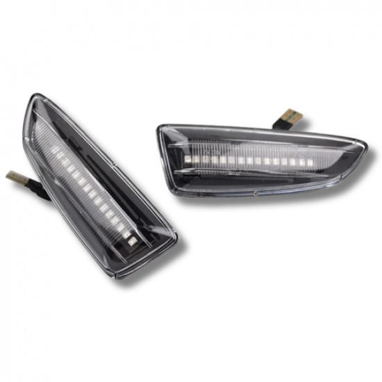 Vauxhall Astra K Side Indicators Set LED Dynamic Chrome 16-21 Repeater Pair
