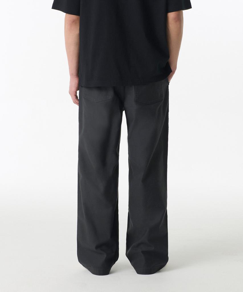 MUSINSA STANDARD Wide Replica Fatigue Pants [Dark Gray]