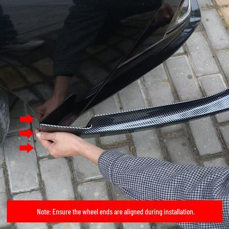 Asian Dragon Front Bumper Corner Protector Lip - Anti-Collision Strip, Front Face Modification Accessories for 24 Models