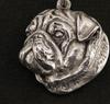 Pug I - Necklace with dog, silver-plated pendant for dog fan, unique jewelry by Art-Dog brand