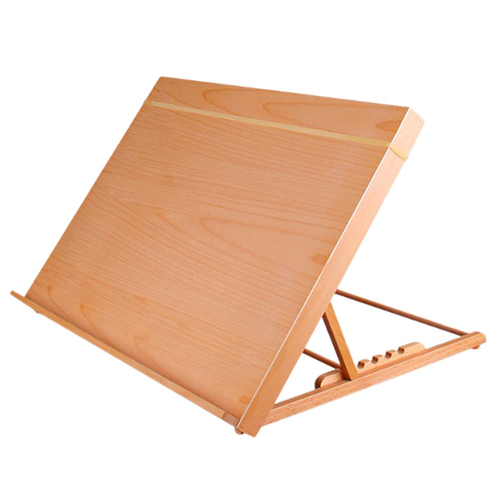 Drafting Table Easel Adjustable Angle Desktop Drawing Board Portable Painting Stand Multi-Function for Sketching Reading