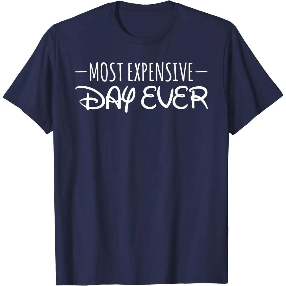 

Most Expensive Day Ever Short Sleeve T-Shirt Funny XXXXXL темно-синього кольору
