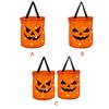 Grimace Party Pocket Trick or Treat LED Light Pumpkin Tote Bag Halloween Candy Bags Ghost Festival